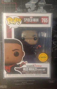 Funko Pop 765 + PROTECTOR - Marvel Spiderman Miles Morales Classic Suit CHASE - Foto 1 di 3