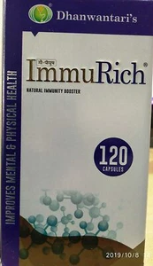 Dhanwantri ImmuRich 120 Capsule + FREE DELIVERY  - Picture 1 of 4