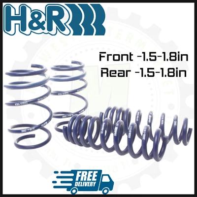 Muelles reductores deportivos delanteros y traseros H&R | Para BMW 430i cupé 2021-2023 tracción trasera G22 Foto 1 de 2