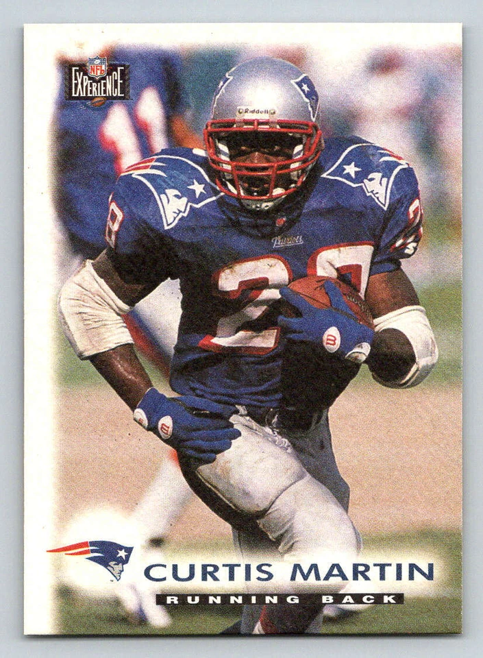 1997 Score Board NFL Experience #84 Curtis Martin (ref 196645) - Image 1 of 2