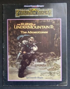 Ruins of Undermountain II: The Deep Levels Paperback 1994 AD&D - Picture 1 of 2