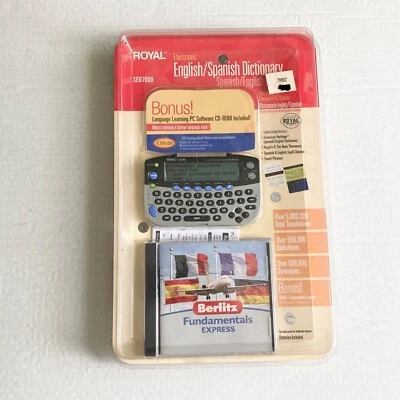 Royal SED7000 Electronic English Spanish Dictionary With Software New - Image 1 of 4