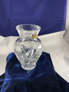 Polish 24% Hand Cut Leaded Crystal 5 In Tall Vase - Picture 1 of 6