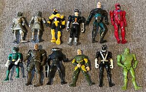 Action Figures Mixed Lot~Power Ranger, Star Warrior, Swamp Thing, Lex Luther