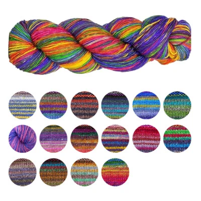 URTH YARNS Urth Knitting Wool Yarn Uneek Fingering 4 Ply Merino Multicolour Crochet Yarn