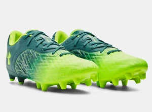 Botines de fútbol Under Armour Magnetico Select 2.0 FG verde azulado lima Surge talla 12 - Imagen 1 de 11