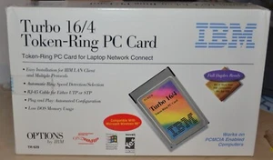 IBM Turbo 16/4 token ring PC card for laptop new sealed vintage TR 629 - Picture 1 of 6