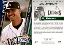 Joel Chimelis 2011 MultiAd Lexington Legends #30 Card *AutographDen*