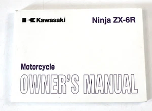 Genuine 2006 Kawasaki Ninja ZX-6R English Owners Manual 999861359 - Picture 1 of 20