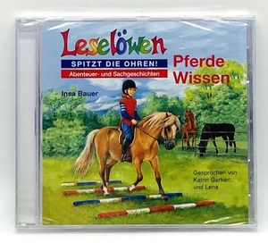 Leselöwen Spitzt die Ohren Pferde Wissen  CD NEU und OVP noch in Folie - Bild 1 von 4
