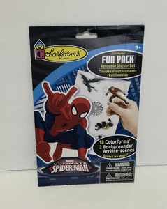 NEW Marvel Ultimate Spider-Man Colorforms Fun Pack Sticker Set - Picture 1 of 2