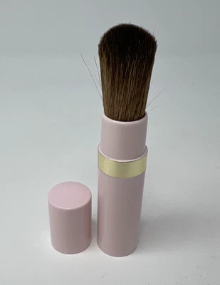Cepillo de rubor compacto retráctil rosa Mary Kay maquillaje torcido Foto 1 de 3