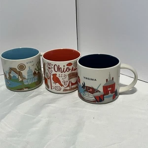 Starbucks You are Here Mug Lot 3 - Picture 1 of 10