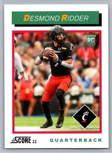 Puntuación 2022 #TB3 Desmond Ridder 1992 Throwback Rookie - Imagen 1 de 2