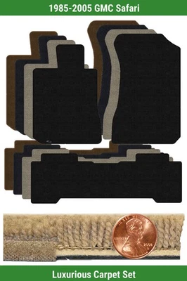 Juego de alfombrillas Lloyd Custom Luxe para GMC Safari 1985-2005 (3 piezas) #RCD Foto 1 de 4