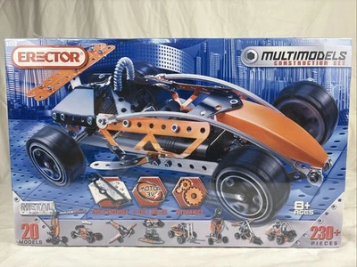 ERECTOR Multimodels Construction Set #6550 - 230+ Pieces/20 Models NEW Sealed - Image 1 of 4