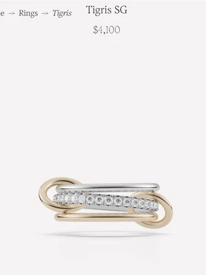 anillo spinelli kilcollin talla 7 Foto 1 de 4