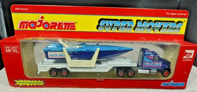Majorette Super Movers 613 Semi & Speed Boat HO Scale - Image 1 of 3
