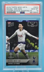 2018-19 Topps Now UEFA Heung Min Son Starting XI PSA 10 Gem Mint #XI23 PR 159 - Picture 1 of 2