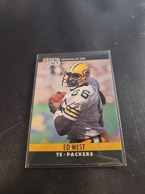 1990 Pro Set - Ed West #115  - Image 1 of 2