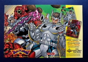 1992 UPPER DECK /IMAGE FANIMATION FOOTBALL PROMO SHEET (EX/NM) JIM LEE ART * - Bild 1 von 2