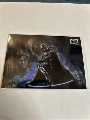 2021 Topps Star Wars Chrome Galaxy Regrets Prism Refractor 85/99 SP - Image 1 of 4