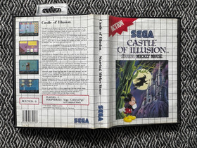 Master System CASTLE OF ILLUSION Starring Mickey Mouse PAL (Works in US)