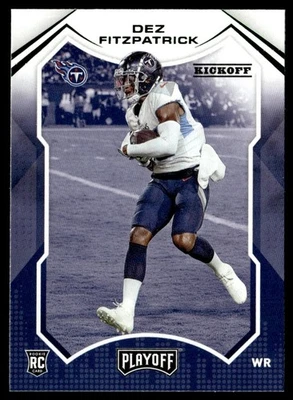 2021 Panini Playoff Kickoff Dez Fitzpatrick Rookie Tennessee Titans #230 - Image 1 of 2