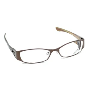 Oakley Coto 4.0 Titanium Polished Brown Eyeglasses Frames 51-15 130 Designer - Picture 1 of 12