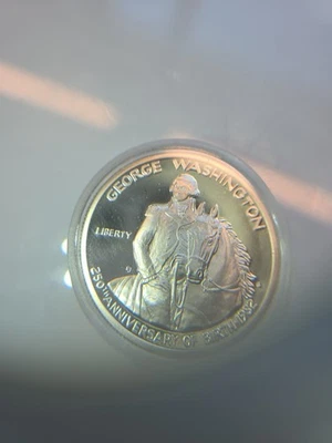1982-D George Washington Commemorative 90% Silver Half Dollar UNCIR In Capsule - Image 1 of 2