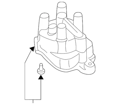 Genuine Nissan Distributor Cap 22162-3S505 - Image 1 of 3