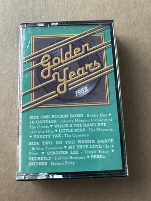 Golden Years 1958 Cassette Various Artists - Sealed - Image 1 of 3