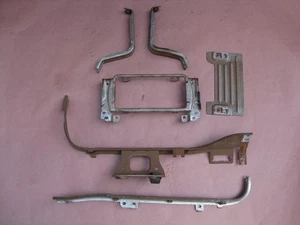 2007-2011 Jeep Wrangler JK JKU Unlimited OEM Dash Radio Metal Frame Brackets  - Picture 1 of 3