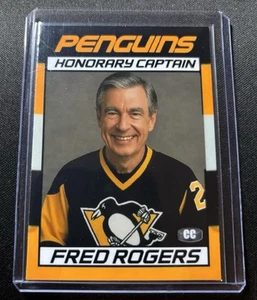 MR FRED ROGERS PITTSBURGH PENGUINS ACEO ART CARD MY ORIGINAL DESIGN - Picture 1 of 1