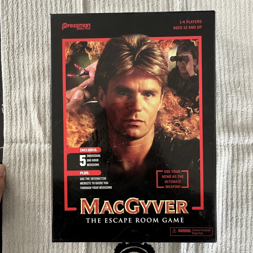 MacGyver - The Escape Room Game Board Game open box - Image 1 of 4