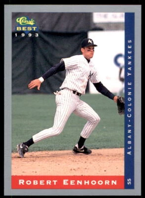 1993 Classic Best  Robert Eenhoorn #68 Albany-Colonie Yankees - Image 1 of 2