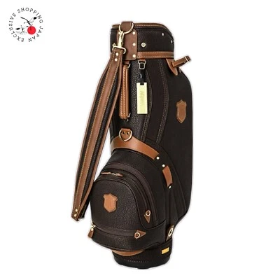 Сумка для гольфкара HONMA Golf Heritage Tour 9 дюймов 5-полосный верхний разделитель 2024 Япония коричневая новая - Изображение 1 из 4