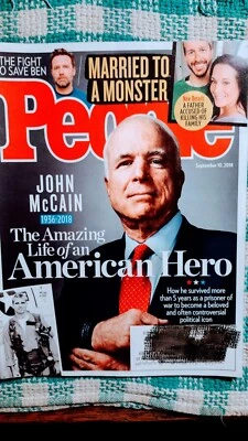 PEOPLE MAGAZINE 09/10/2018 JOHN McCAIN AMERICAN HERO  Foto 1 de 4