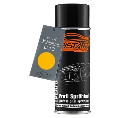 Autolack Spraydose für VW Volkswagen LL1C Spanischgelb Basislack Sprühdose 400ml - Bild 1 von 4