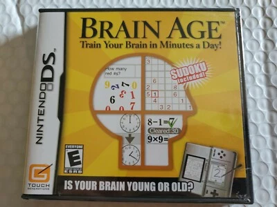 Brain Age: Train Your Brain in Minutes a Day! NEW SEALED Nintendo DS  - Image 1 of 4