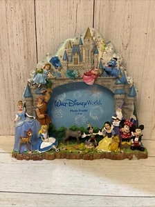 Disney World Parks Disney Figuren Magic Kingdom Schloss Bilderrahmen BESCHÄDIGT - Bild 1 von 9