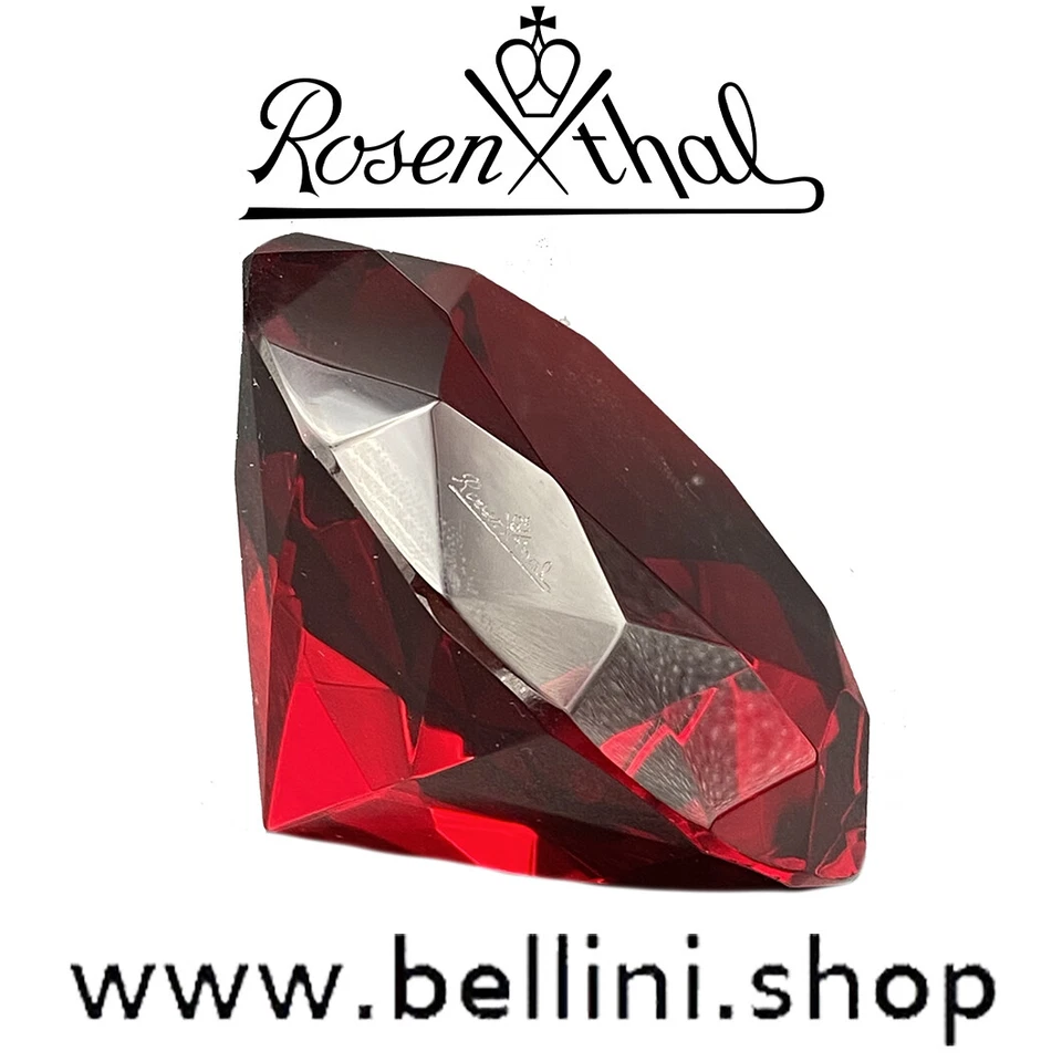 ROSENTHAL REGALI Fermacarte Diamante Rosso