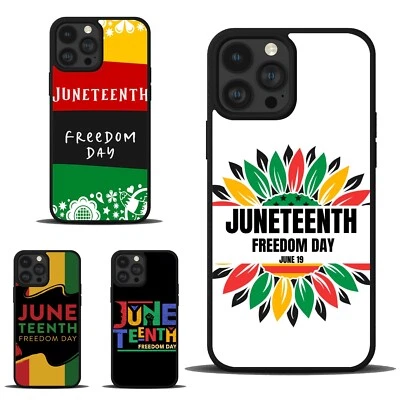 Fundas flexibles Estados Unidos Juneteenth Day para iPhone SE XS XR Max 5 6 7 8 Plus Foto 1 de 4