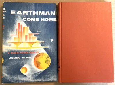 VG 1955 HC DJ BCE Earthman Come Home James Blish Star Trek Author - Image 1 of 4