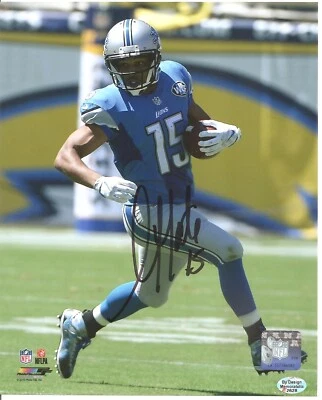 GOLDEN TATE Lions 8X10 Autographed Photo with BDS COA #2628 - Image 1 of 3
