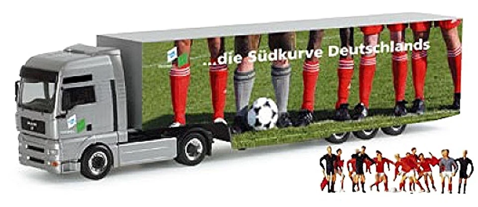 Man TGA XXL Trattore Case La Südkurve Deutschlands Bayern Herpa 151573 - Immagine 1 di 1