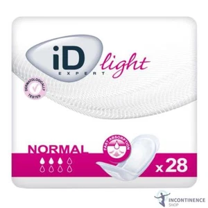 1x iD Expert Light Normal Lady Incontinence Pads - Packs of 28 - 289ml - Picture 1 of 4