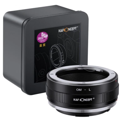 K&F Concept OM-L Manual Focus For Olympus OM SLR Mount Lens to L Mount Camera - Image 1 of 4
