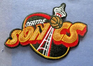 Seattle Supersonics (95/96-2000/01 NBA Baloncesto Nuevo Bordado Parche Planchado - Imagen 1 de 1