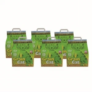 Grain Cat Öko-Katzenstreu CornCat Graincat GreenCat 6 x 12 Liter klumpend